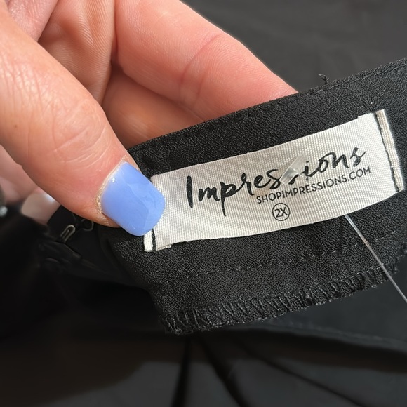 Classy Black Plus Size romper - Picture 5 of 7